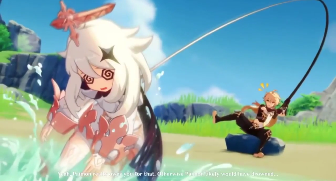 Aether peca Paimon
